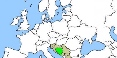 Kartta Bosnia sijainti 
